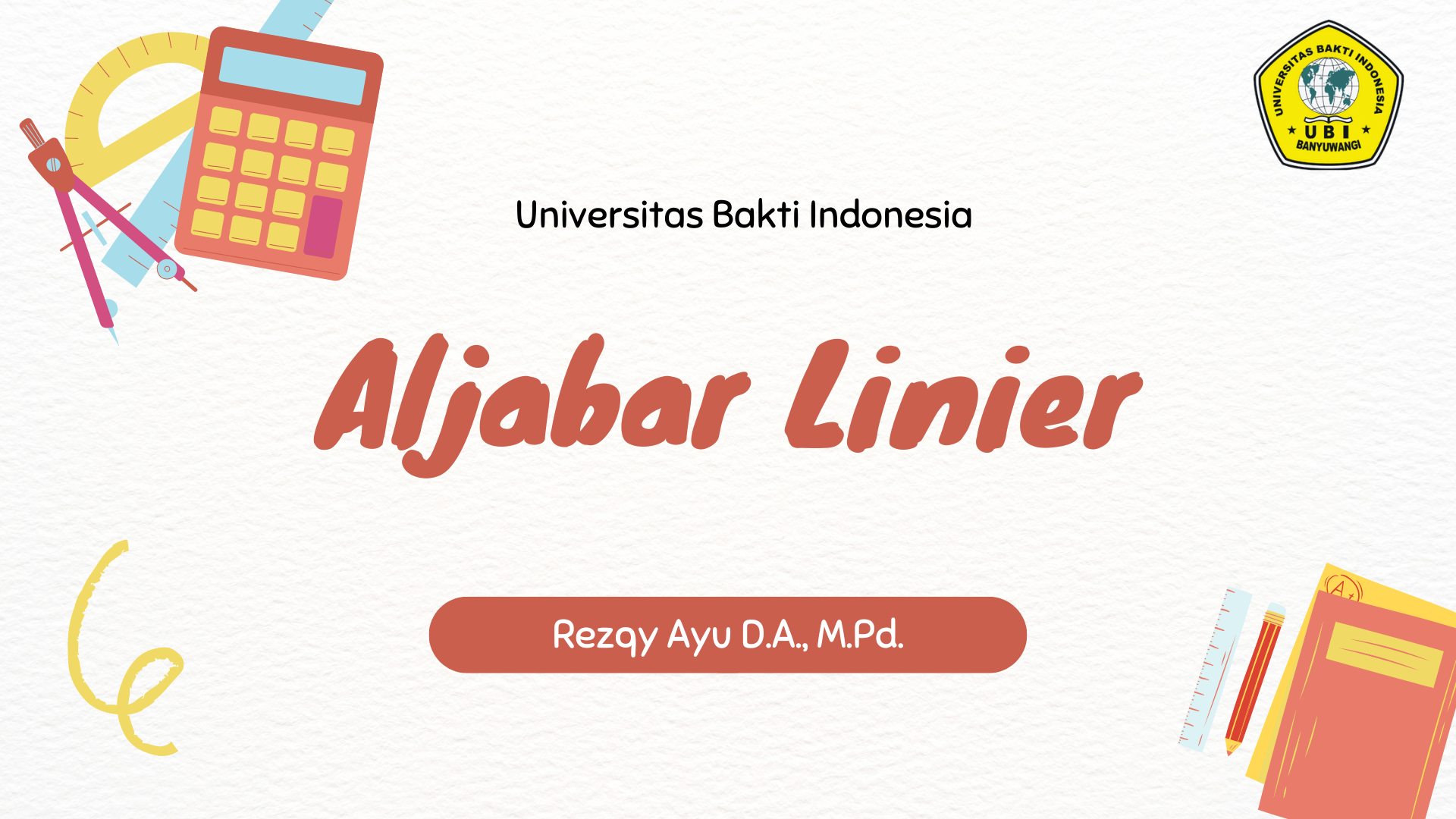 Aljabar Linier